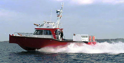 MetalCraft Marine Firestorm aluminum fireboat