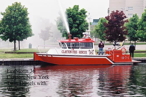 Metalcraft Marine High Speed Aluminum Fireboat Manufacturing